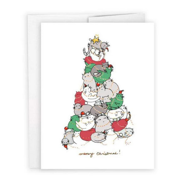 Meowy Christmas Card | Evil Llama and Friends | boogie + birdie