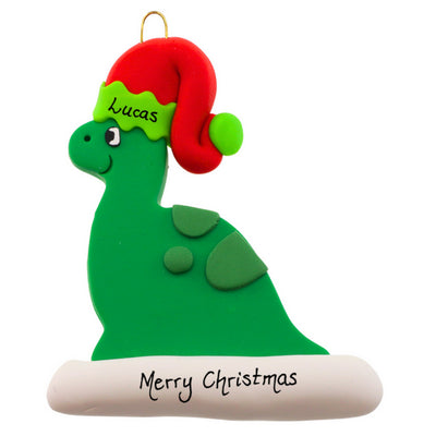 Personalized Merry Dino Ornament | Ornamentopia | boogie + birdie