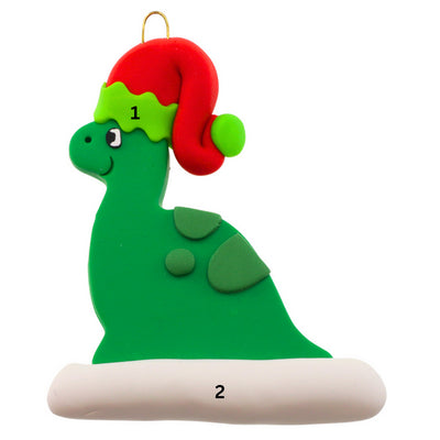 Personalized Merry Dino Ornament | Ornamentopia | boogie + birdie