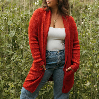 Red Alpaca Mia Sweater | Pokoloko | boogie + birdie