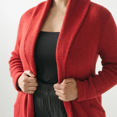 Red Alpaca Mia Sweater | Pokoloko | boogie + birdie
