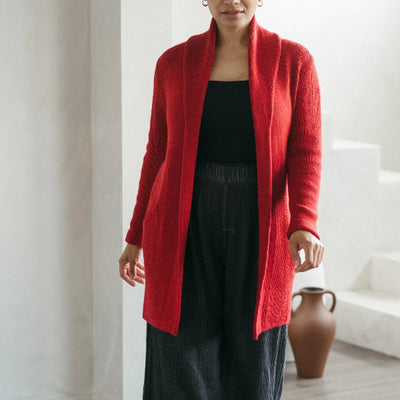 Red Alpaca Mia Sweater | Pokoloko | boogie + birdie