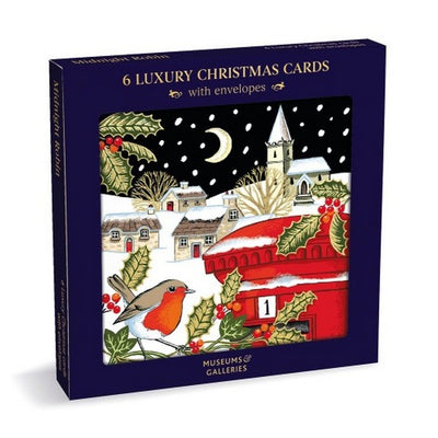 Midnight Robin Boxed Christmas Cards (430) | Holiday Cards | boogie + birdie
