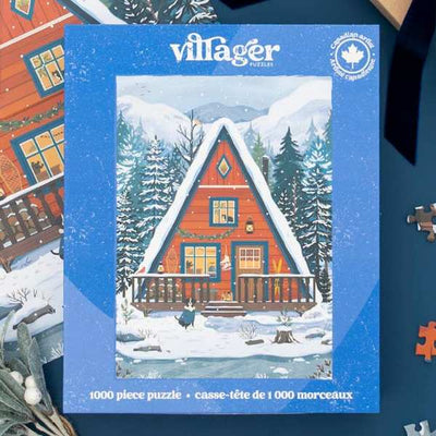 Midwinter Retreat 1000 Piece Puzzle | Villager Puzzles | boogie + birdie