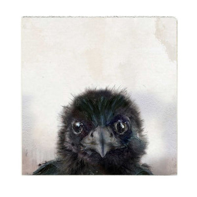 Baby Crow Large Art Block | Cedar Mountain | boogie + birdie