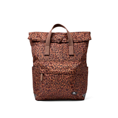 Leopard Canfield Roll Top Backpack | Ori London | boogie + birdie