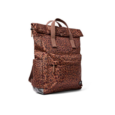 Leopard Canfield Roll Top Backpack | Ori London | boogie + birdie