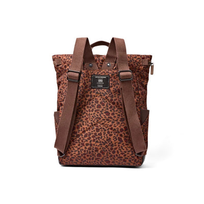 Leopard Canfield Roll Top Backpack | Ori London | boogie + birdie