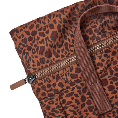 Leopard Canfield Roll Top Backpack | Ori London | boogie + birdie