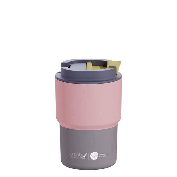 Mini Pastel Peach Travel Mug | asobu bottles | boogie + birdie