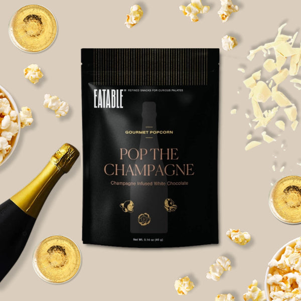 Mini Champagne Eatable Gourmet Popcorn | Eatable | boogie + birdie