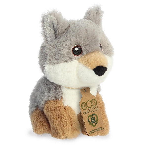 Mini Wolf Eco Nation Plush Toy | boogie + birdie