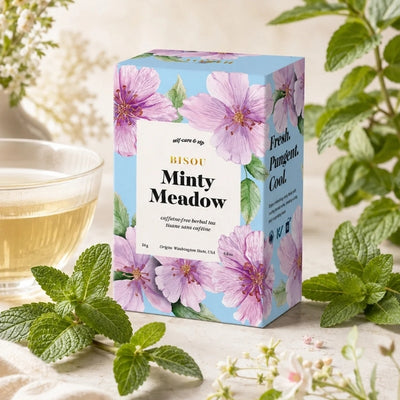 Minty Meadow Herbal Tea Sachets | Bisou | boogie + birdie