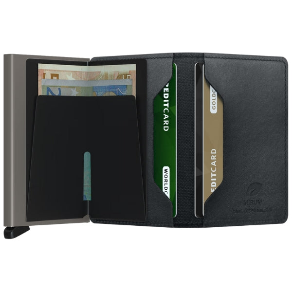 Mirum Black Secrid Slimwallet (SMi-Black) | Wallets| boogie + birdie