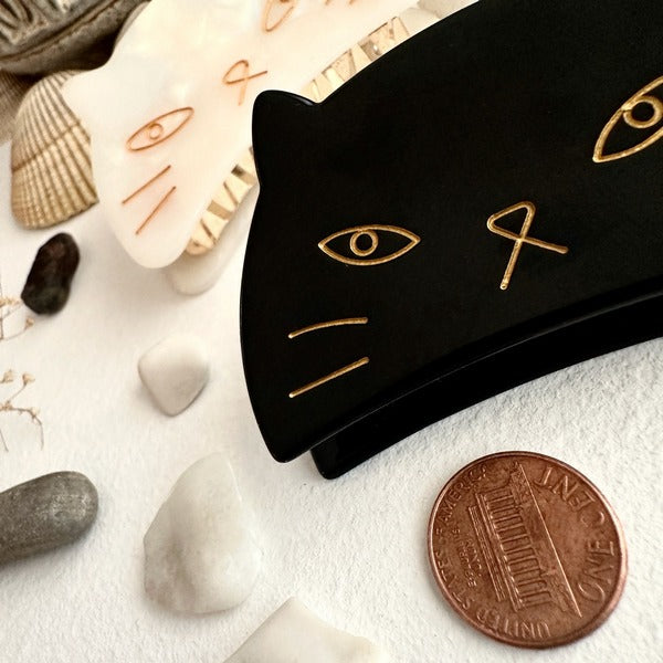 Black Miser Cat Hair Claw (HC24MISER-BL) | Pika & Bear | boogie + birdie