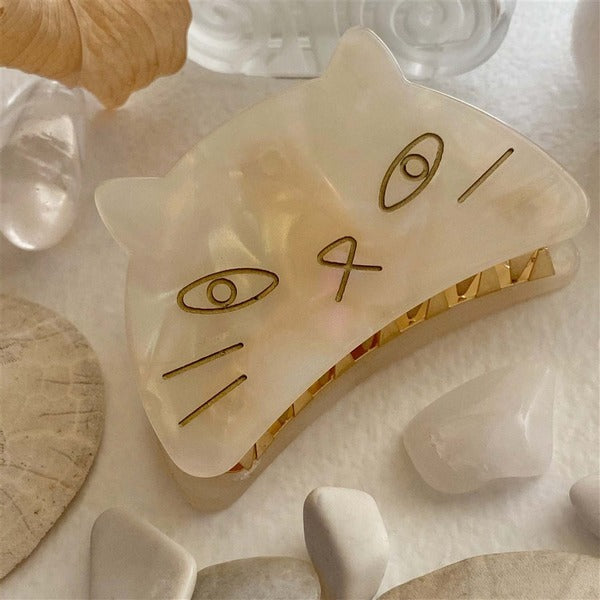 Mother of Pearl Miser Cat Hair CLaw (HC22MISER-MOP) | Pika & Bear | boogie + birdie