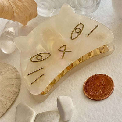 Mother of Pearl Miser Cat Hair CLaw (HC22MISER-MOP) | Pika & Bear | boogie + birdie