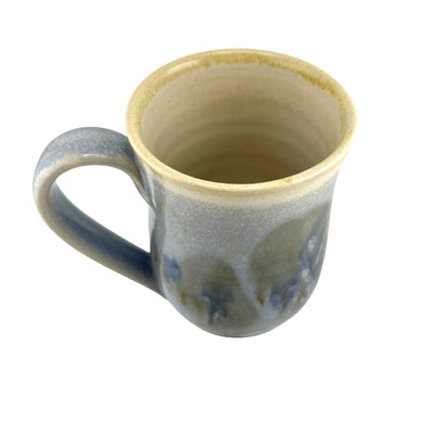 Large Misty Blue Curved Coffee Mug | Pavlo Pottery | boogie + birdie