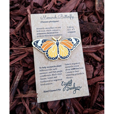 Monarch Enamel Pin | Crystal Driedger | boogie +  birdie