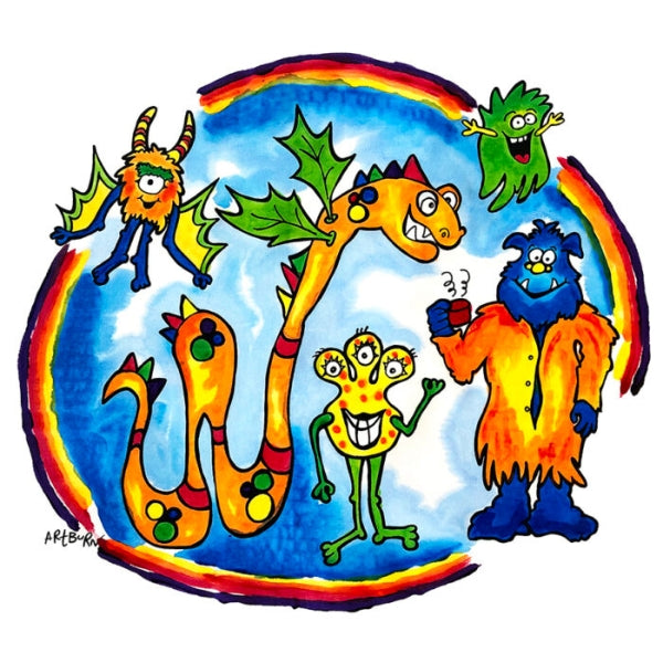 Monsters Pillowcase Painting Kit | Artburn | boogie + birdie