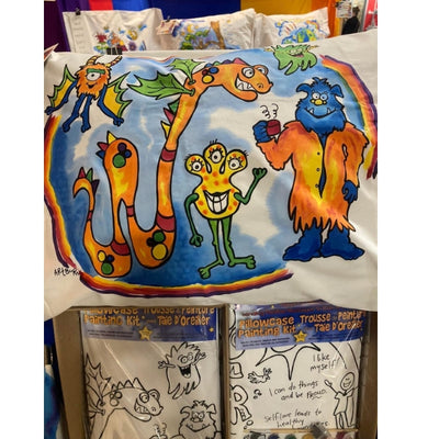 Monsters Pillowcase Painting Kit | Artburn | boogie + birdie