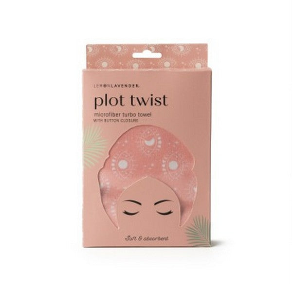 Moon Phases Turbo Hair Towel | Lemon Lavender | boogie + birdie