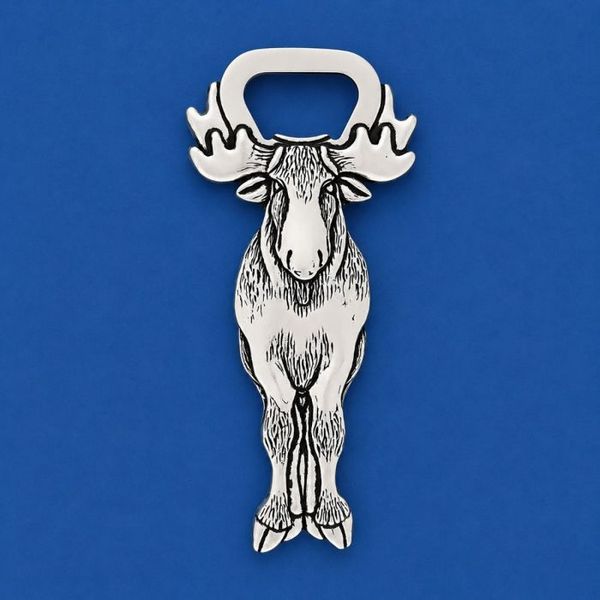 Pewter Moose Bottle Opener | Basic Spirit | boogie + birdie