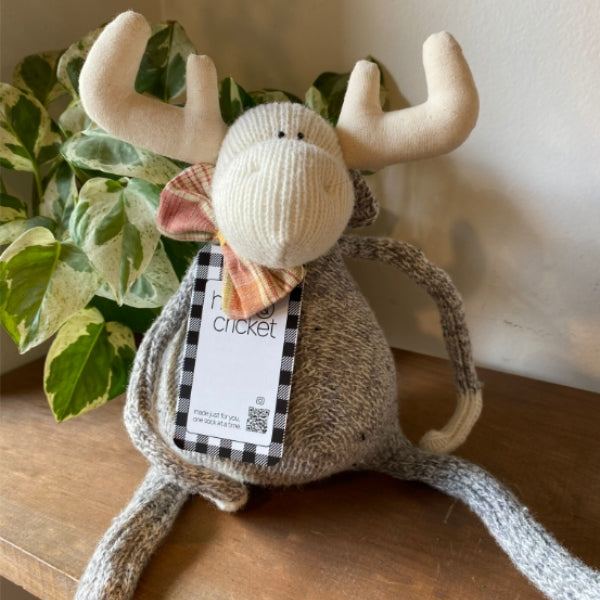 Moose Sock Animal | Ham & Cricket | boogie + birdie