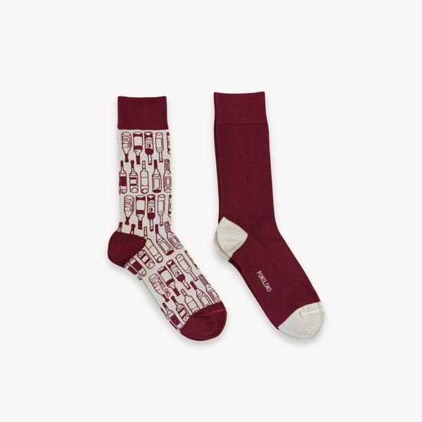 More Wine Pima Cotton Socks | Pack of 2 | Pokoloko | boogie + birdie