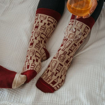 More Wine Pima Cotton Socks | Pack of 2 | Pokoloko | boogie + birdie