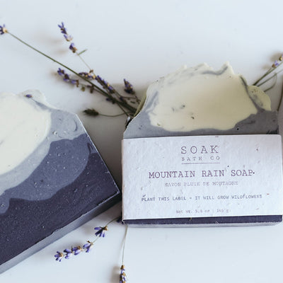 Mountain Rain Soap | SOAK Bath Co. | boogie + birdie