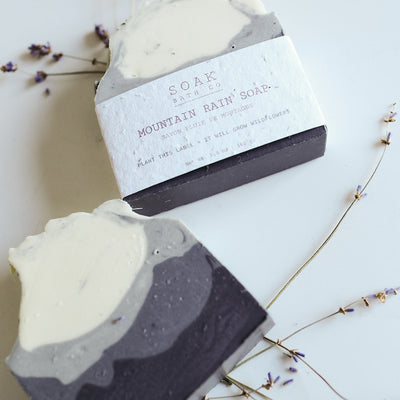 Mountain Rain Soap | SOAK Bath Co. | boogie + birdie