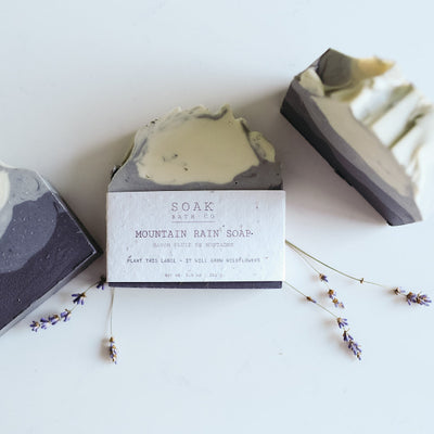 Mountain Rain Soap | SOAK Bath Co. | boogie + birdie