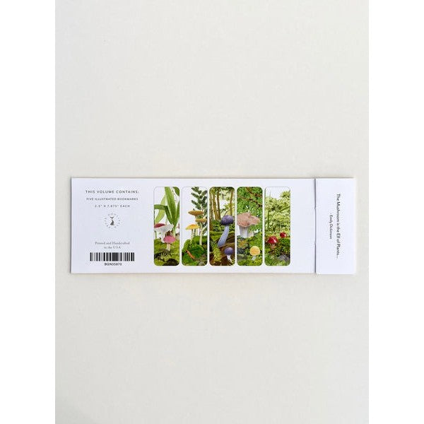 Set of 5 Mushroom Cove Bookmarks | Felix Doolittle | boogie + birdie