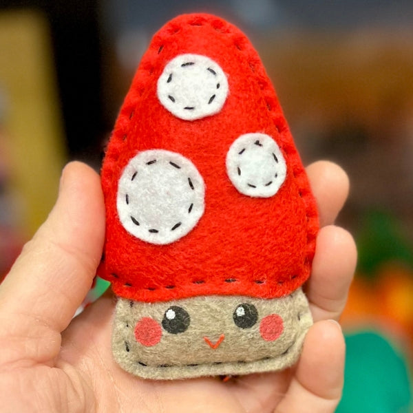 Mushroom Catnip Toy | Puddin Paws | boogie + birdie