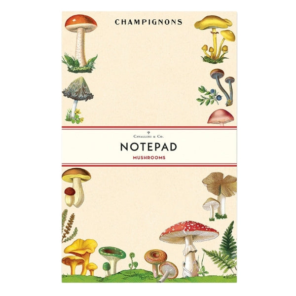 Mushroom Notepad | Cavallini & Co. | boogie + birdie