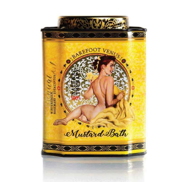 Mustard Bath Tin | Barefoot Venus | boogie + birdie

