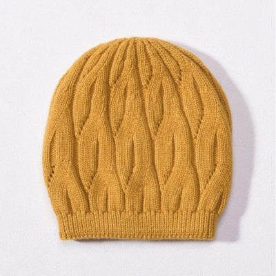 Mustard Cable Knit Beanie | Accessories | boogie + birdie