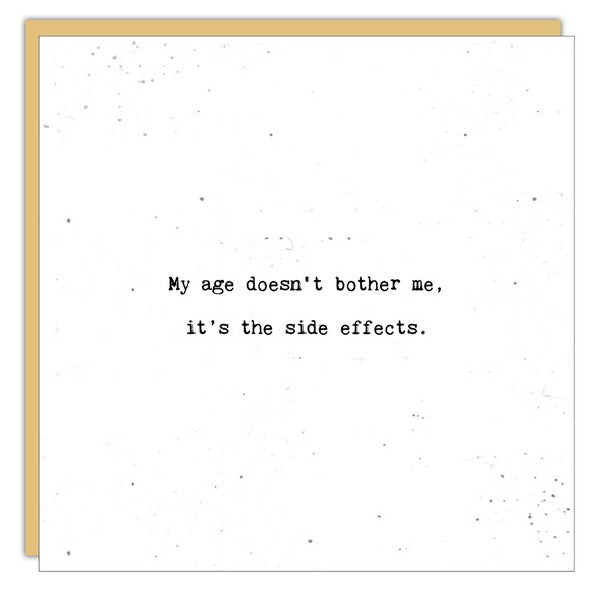 My Age Doesn't Bother Me Birthday Card (SLG1094) | Cedar Mountain | boogie + birdie