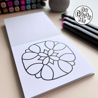 Mystical Mandalas Mini Colouring Book | Oh Color Me | boogie + birdie
