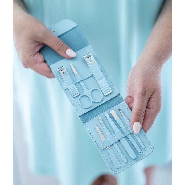 Stainless Steel Nail Care Set | 8 Piece Set | Lemon Lavender | boogie + birdie