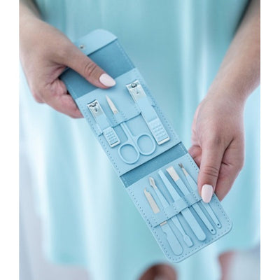 Stainless Steel Nail Care Set | 8 Piece Set | Lemon Lavender | boogie + birdie