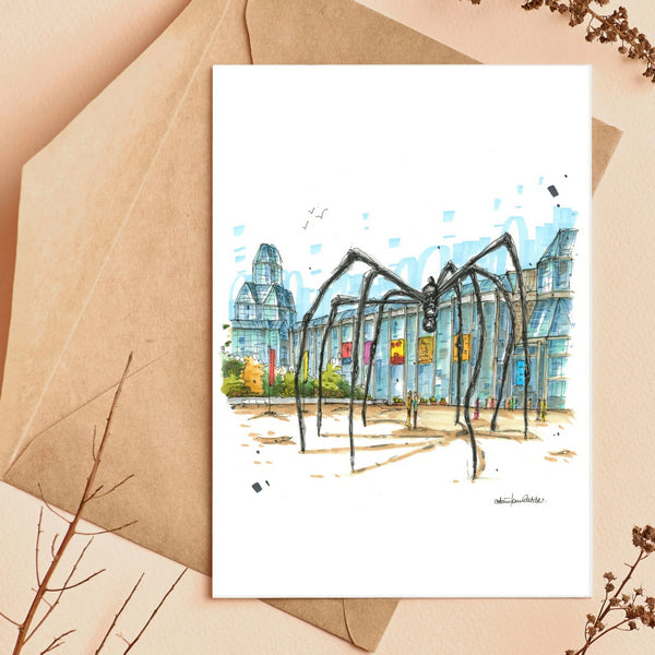 National Gallery of Canada Maman Spider Art Card | Downtown Sketcher | boogie + birdie
