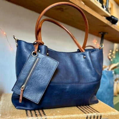 Navy 3-in-1 Tote Bag | La Volta | boogie + birdie