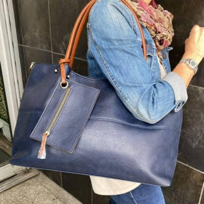 Navy 3-in-1 Tote Bag | La Volta | boogie + birdie