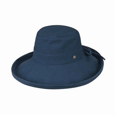 Navy Noosa Canvas Wide Brimmed Hat | Kooringal | boogie + birdie