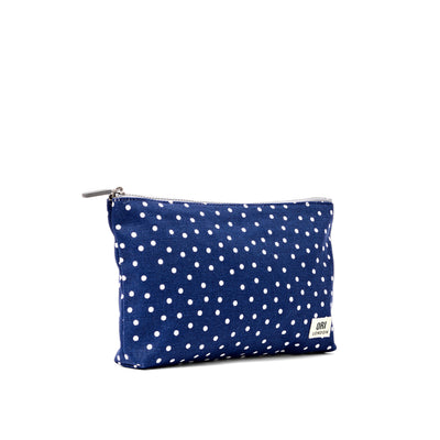 Navy Polka Dot Maida Vale Pouch | Ori London | boogie + birdie