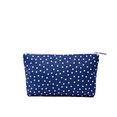 Navy Polka Dot Maida Vale Pouch | Ori London | boogie + birdie