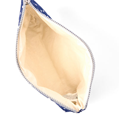 Navy Polka Dot Maida Vale Pouch | Ori London | boogie + birdie
