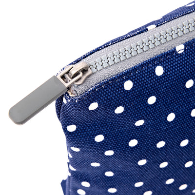 Navy Polka Dot Maida Vale Pouch | Ori London | boogie + birdie